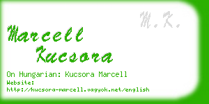 marcell kucsora business card